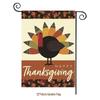 Turkey Yard Decoration Flag: Halloween Pumpkin & Thanksgiving Festival Garden Flag