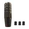 Ergonomic Manual Shifting Handle With Carbon Fiber Texture For Enhanced Comfort During Driving And Universal Vehicle Fitment Easy Installation