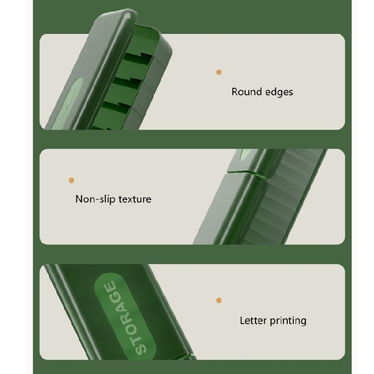 Kabelmanagement-Box Datenkabel-Aufbewahrungsbox mit staubdichtem Deckel 7 Fächer Kabel-Schnur-Aufbewahrungsbox 285x85x58mm