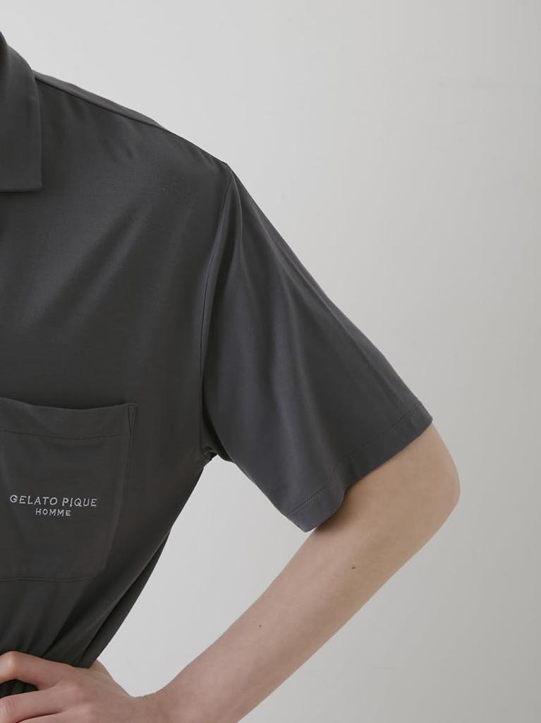 Gelato Pique HOMME COOL Rayon Shirt PMCT252372DGRYL