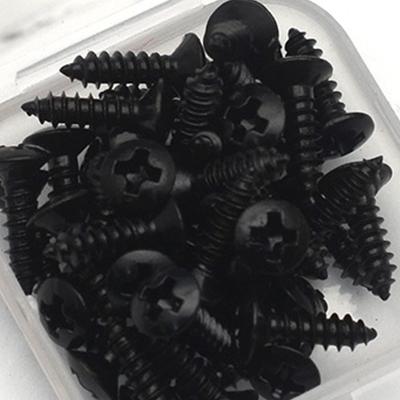 50pack Metal Guitar Pickguard Screws High Strengths Alloy Metal Corrosions Resistant for Secure Installation