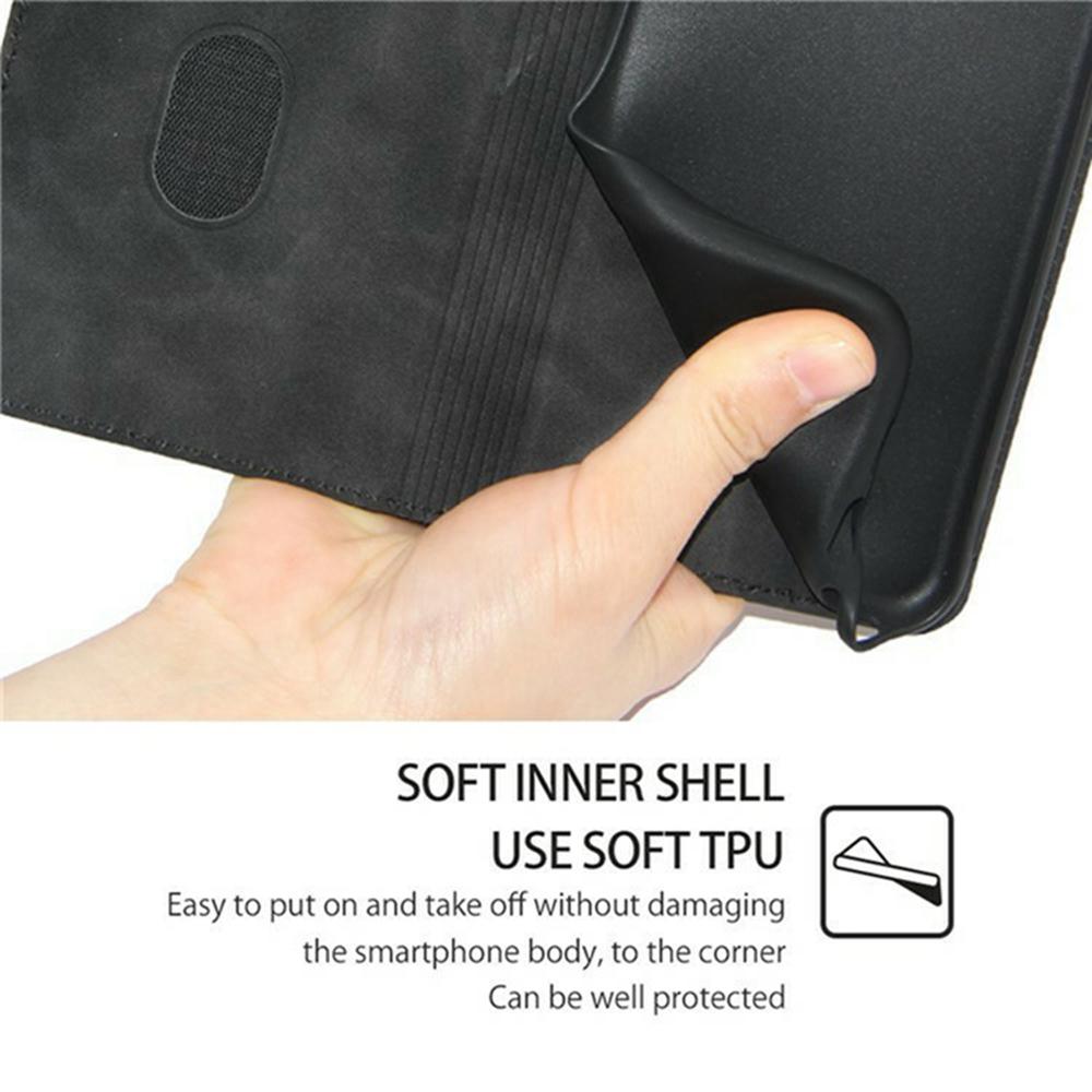 For Motorola Moto G55 5G Case Card Holder PU Leather Magnetic Closing Phone Cover