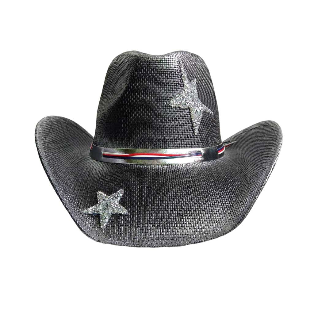 Western cowboy straw hat men and women retro wide-brimmed Cowboy Straw Hat Embroidered Wide Brim chapeau cowboy