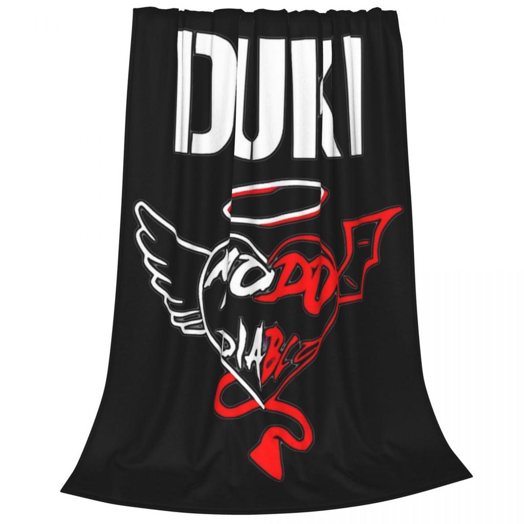 Duki Hip Hop Rapper Fleece Throw Blanket Blanket For Bed Bedroom Ultra-Soft Plush Thin Quilt