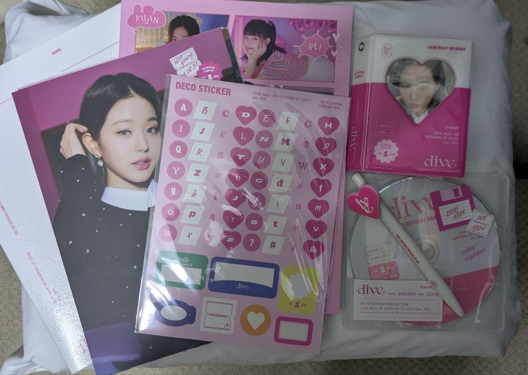 

[USED] IVE 1st Generation Korean Fan Club DIVE Membership Bonus Kit