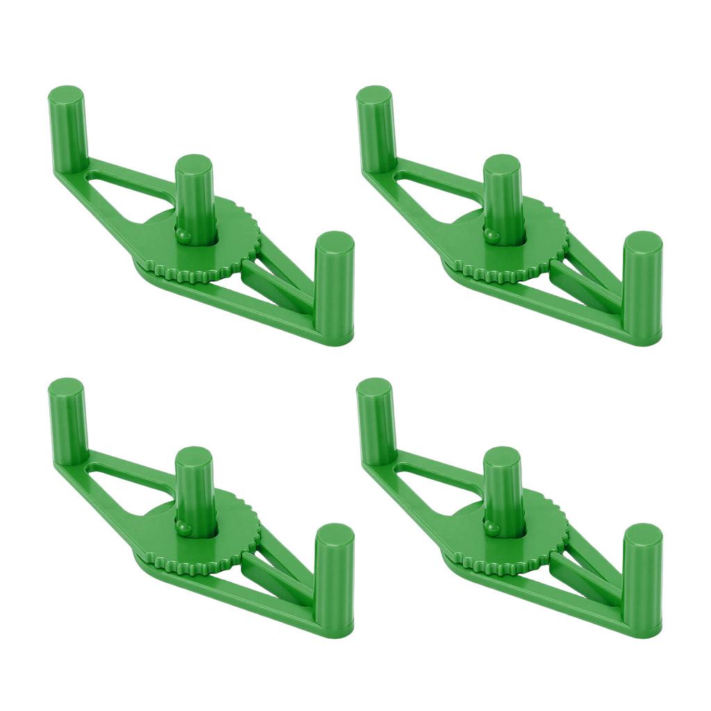 20PCS Adjustable Plant Clips 360 Degree Plastic Plant Branch Stem Bender Training Clips Green