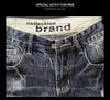 Men's Retro Japanese Style Ripped Denim Shorts - Summer Trend Straight Casual Mid-Length Pants