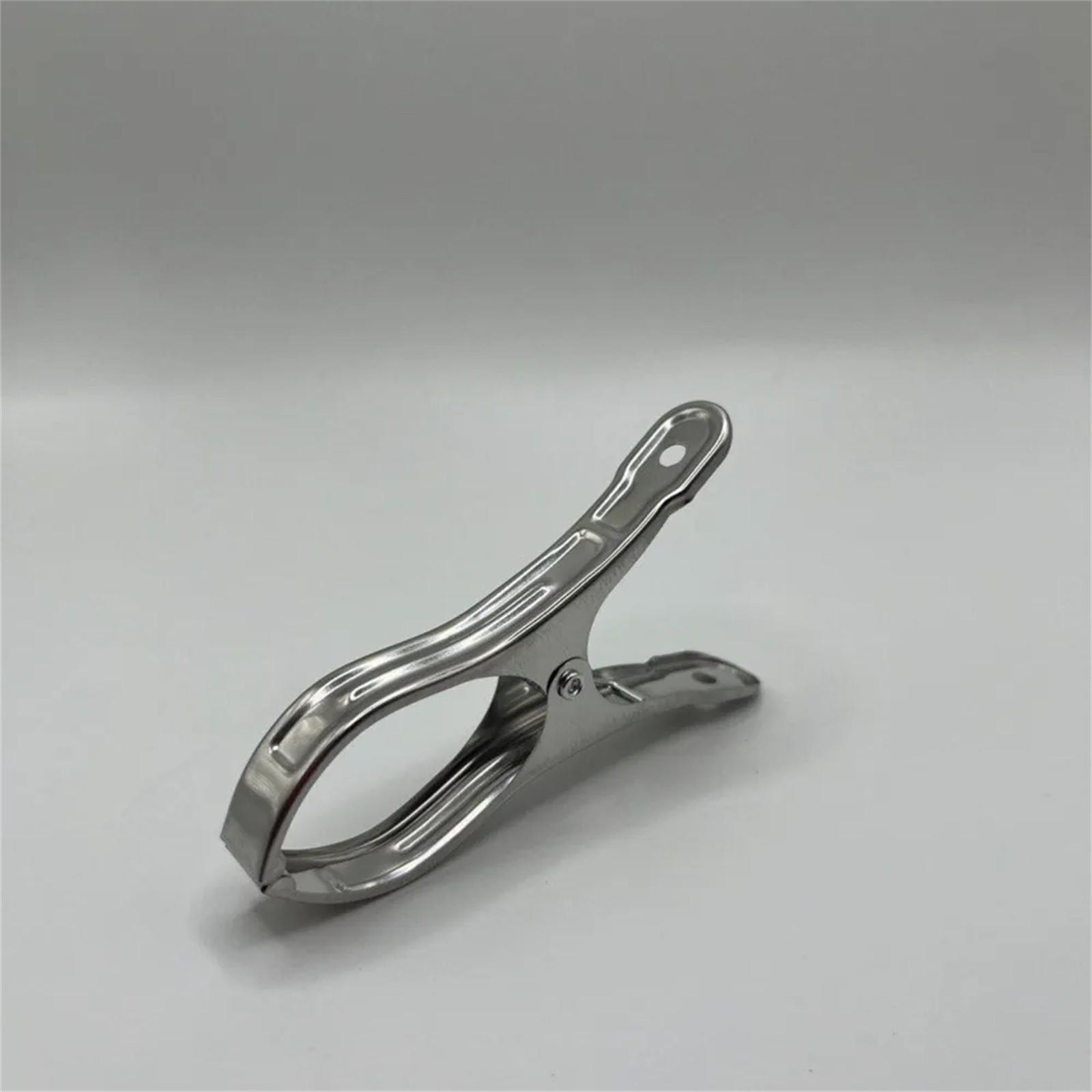 

Металлические зажимы из нержавеющей стали, 10 шт., среднего размера для сушки одежды и постельных принадлежностей серебряный