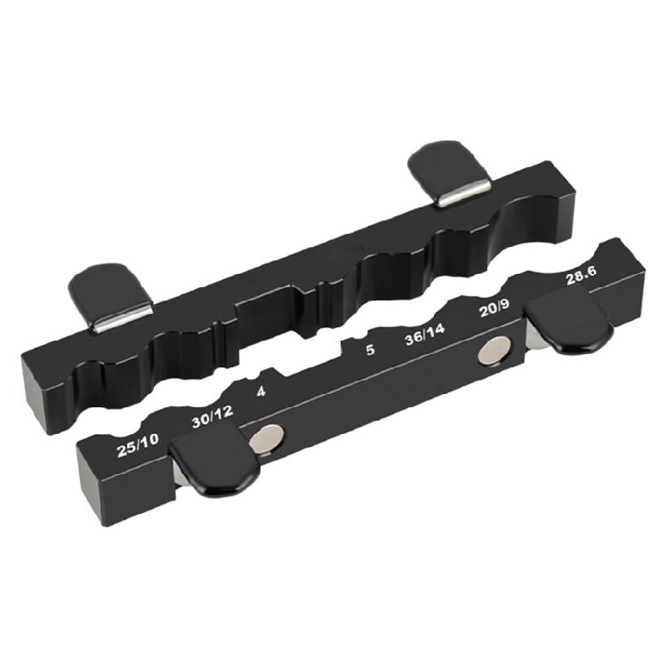 Road Bike Spindles Vises Insert Magnetic Clamp Holder Aluminum Alloys Vises Insert Jaw Bicycles Benches Vises Jaw Pad