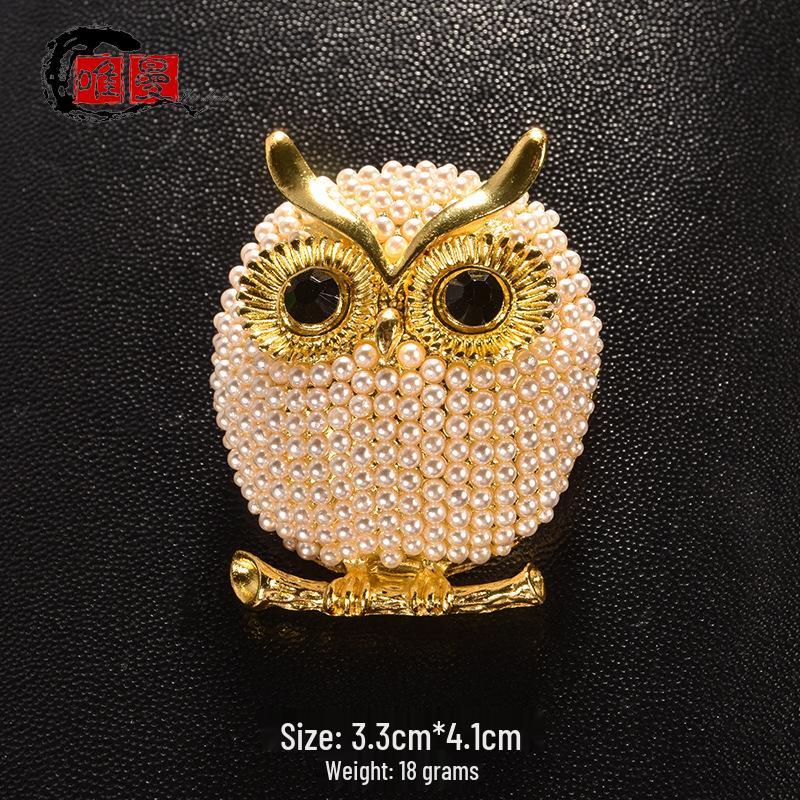 

Персонализированная брошь-булавка в виде совы: Милый, универсальный и модный аксессуар с животным для вашей одежды