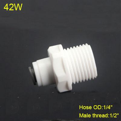 1/4" 3/8" OD Hose Tube 1/4" 1/2" 3/4" 1/8" Plastic Pipe Quick Connectors RO Water Connector Fittings Reverse Osmosis System