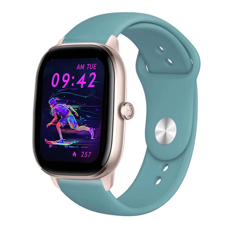 

20 мм 22 мм ремешок для часов Amazfit gts 4/3/2/gtr4 mini/Gtr/2e/Pro 47 мм спортивный силиконовый браслет браслет Amazfit Bip/U/3/Pro ремешок 22mm watch strap