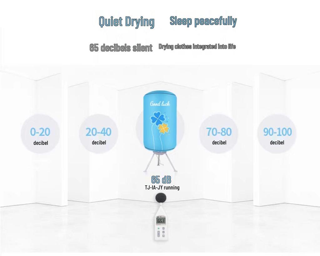 Conweiqi Round Clothes Dryer: Quick-Dry Warm Air Household Wardrobe Dryer with Free Shipping