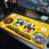 Tapis de souris couleur jeu Cuphead Grand coussin de table de jeu Antidérapant Ordinateur portable Tablette Grande souris XXL Tapis Mini PC Tapis de jeu Avec bordure verrouillée