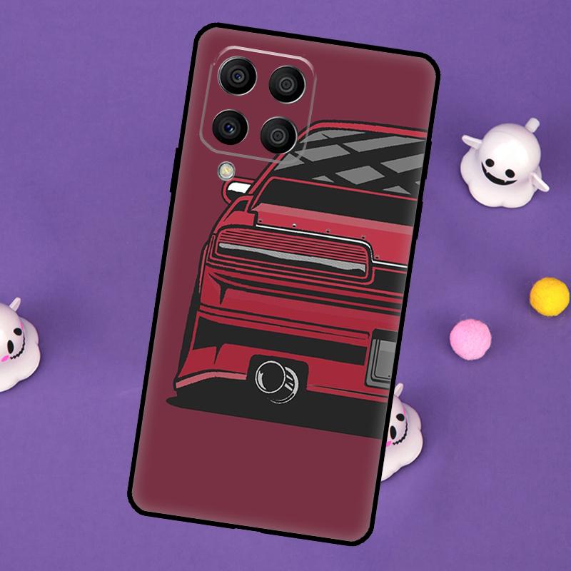 JDM COOL Car Cartoon Cover For Samsung Galaxy M54 M14 M34 M33 M13 M23 M53 M15 M55 M31 M51 M20 M30s M32 M52 Case