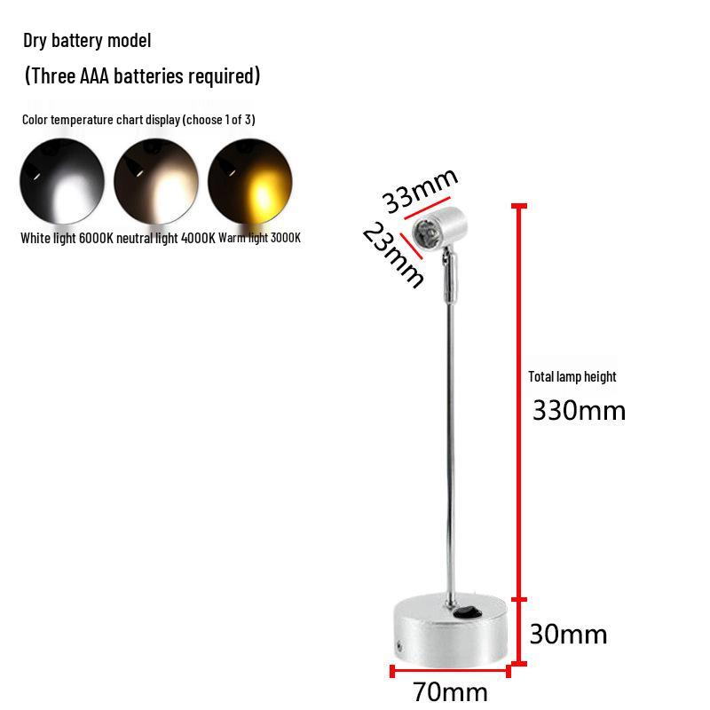 Wireless Jewelry Display Spotlight with Battery