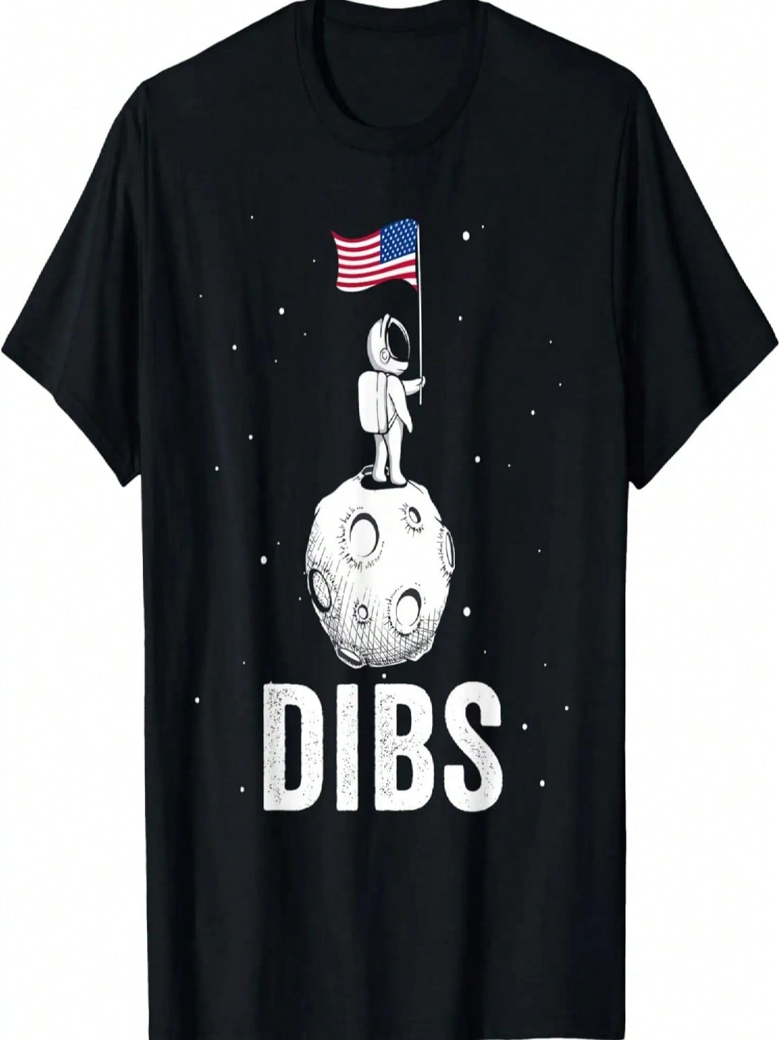 Space Astronaut 4th Of July unisex Wounisex Dibs Moon T-Shirt S