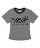 PRIMATE Overdose Women'S Short Striped Short Sleeve 5 Colors