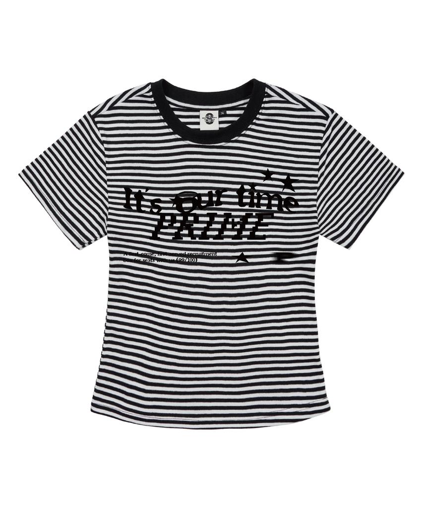 PRIMATE Overdose Women'S Short Striped Short Sleeve 5 Colors