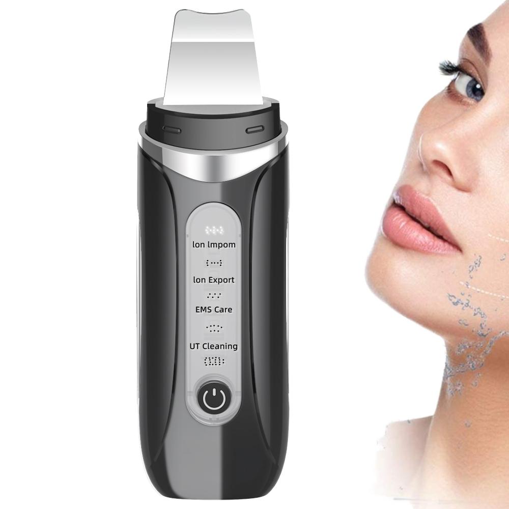 Beauty Care Equipment Facial Scraper Face Electric Ultrasound Ultrasonic Skin Spatula Scrubber Beauty Skin Cleaning USB Line