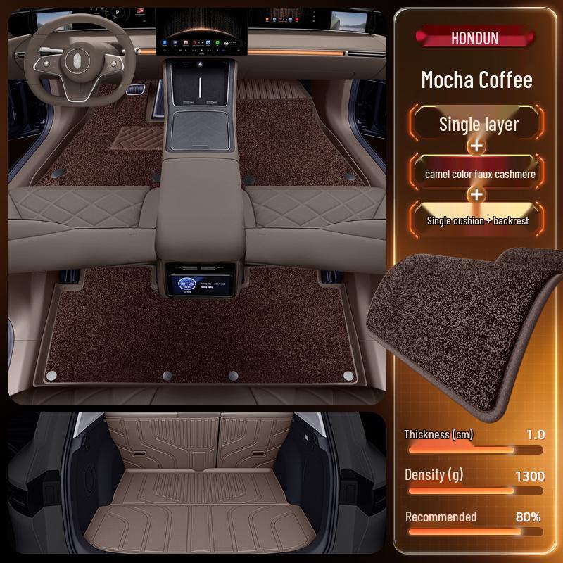 2026 Hongqi S9 TPE Floor Mats: Full Set Interior Carpet for Five Seats