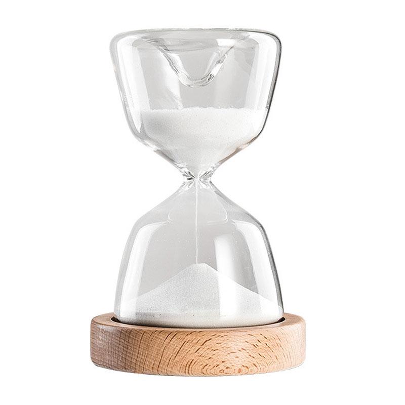 Nordic Style Borosilicate Glass Hourglass 15 Minutes Creative Night Market Home Living Room Bedroom Office Desk Accessory Gifts