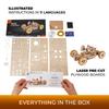 Ugears NASA Lunar Rover 70236 Wooden No Glue or Tools 3D Assembly Instructions Included Puzzle, Required, Puzzle,