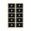For BMW X1 X2 X3 X5 X4 X6 X7 F34 F07 F20 G30 G20 G32 F10 F44 F45 F40 F30 G01 G02 E70 10Pcs Emblem Stickers Decoration Badge xs3