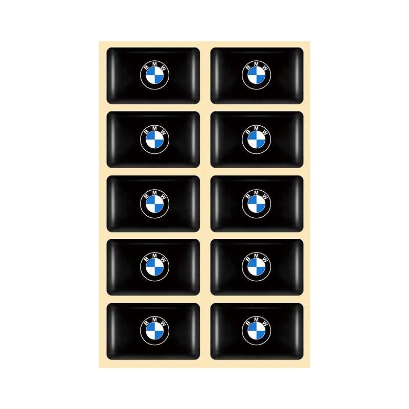 For BMW X1 X2 X3 X5 X4 X6 X7 F34 F07 F20 G30 G20 G32 F10 F44 F45 F40 F30 G01 G02 E70 10Pcs Emblem Stickers Decoration Badge xs3