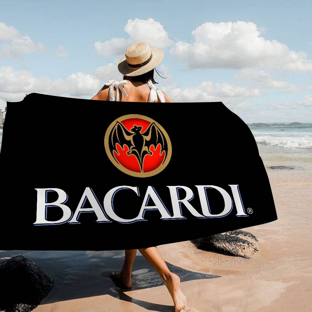 Vampire Bat B-Bacardis Microfiber Blanket Quick Drying Beach Towels Oversized Printing Super Absorbent Pool Towel Blanket