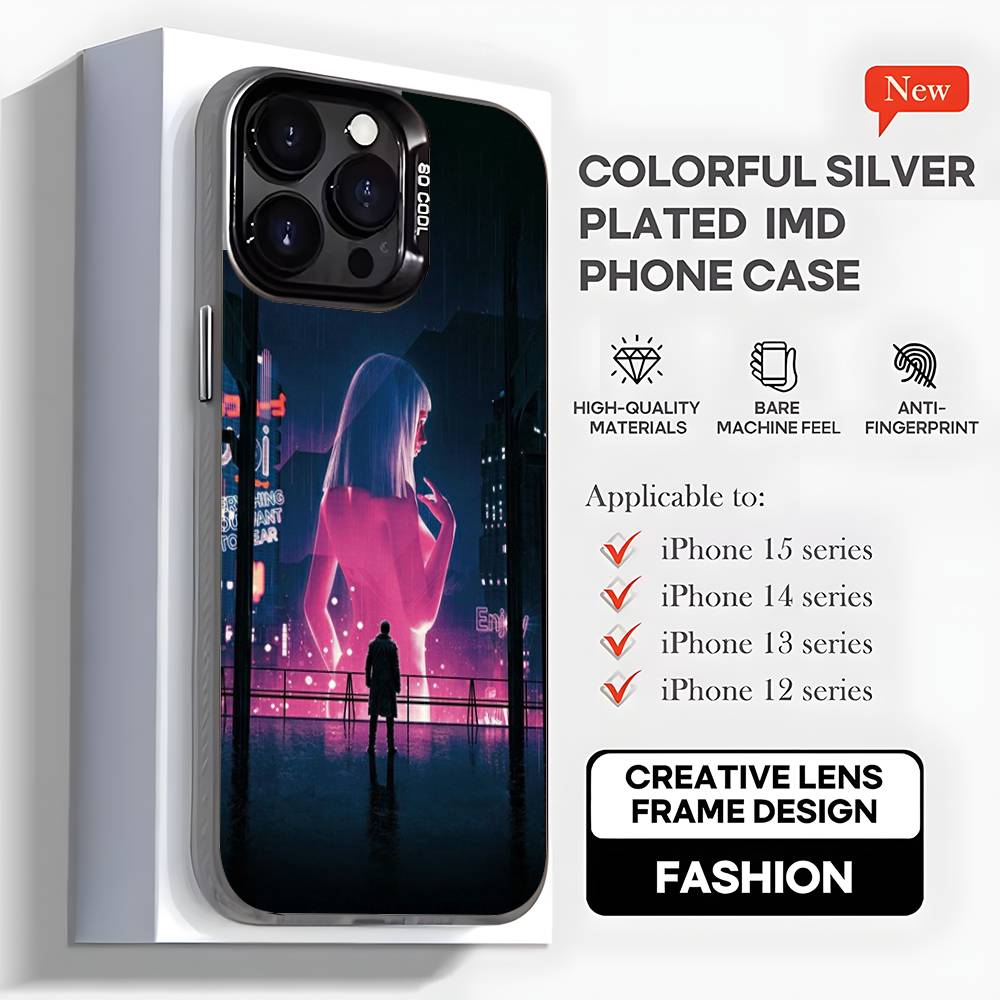 

B-Blade R-Runner 2049 Phone Case For iPhone 16,15,14,13,12,11,Mini,Pro,MAX,plus,Black Matte Shockproof Cover iphone14plus