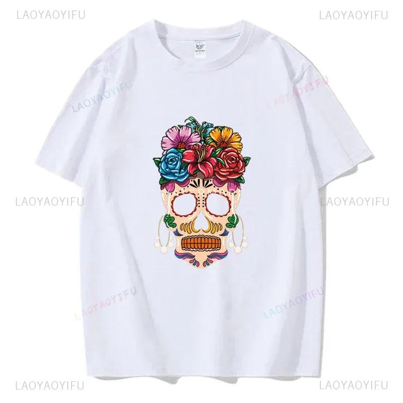 Mexický Den mrtvých ''DÍA DE LOS MUERTOS'' Tištěné tričko Pánské grafické tričko Ležérní pohodlná trička na léto Dámské oblečení