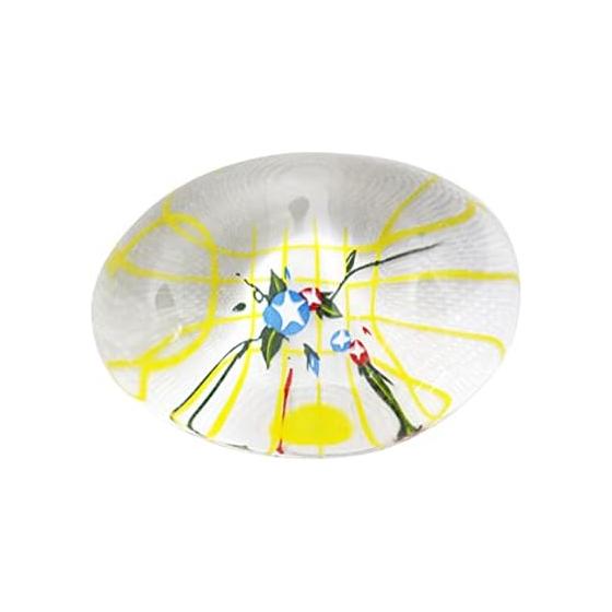 Craftsman House Glass Chopstick Rest (Morning Glory) - The pattern seen through the glass is very refreshing