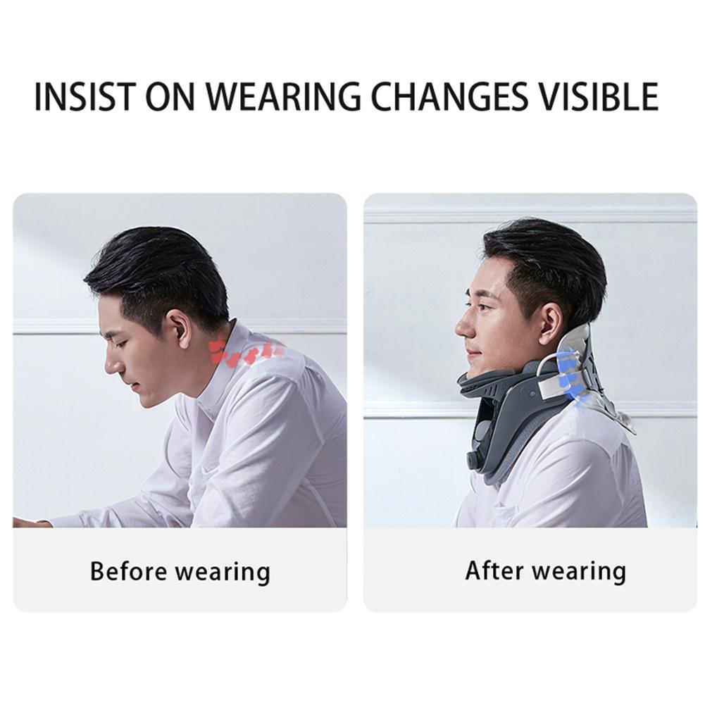 Ergonomic Neck Stretcher Adjustable Cervical Traction Device Gifts for Men/Women/Dad/Mom/Him/Her for Cervical Spine Alignment
