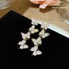 925 Silver Needle Tassel Pearl Earrings: High-End Celebrity Design for Women