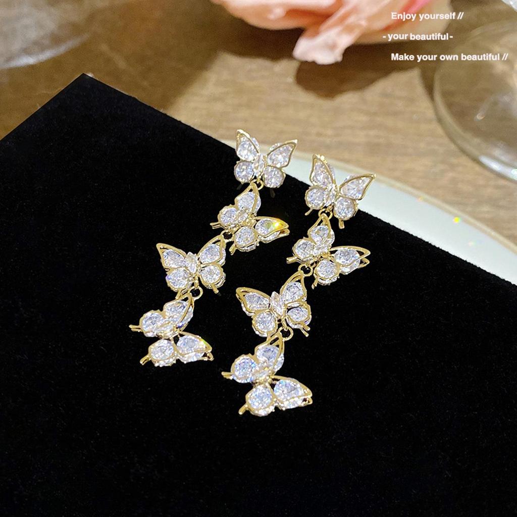 925 Silver Needle Tassel Pearl Earrings: High-End Celebrity Design for Women