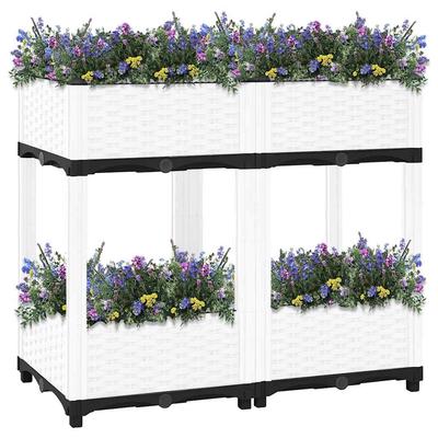 Raised Garden Bed 80 X 40 X 71 Cm Polypropylene