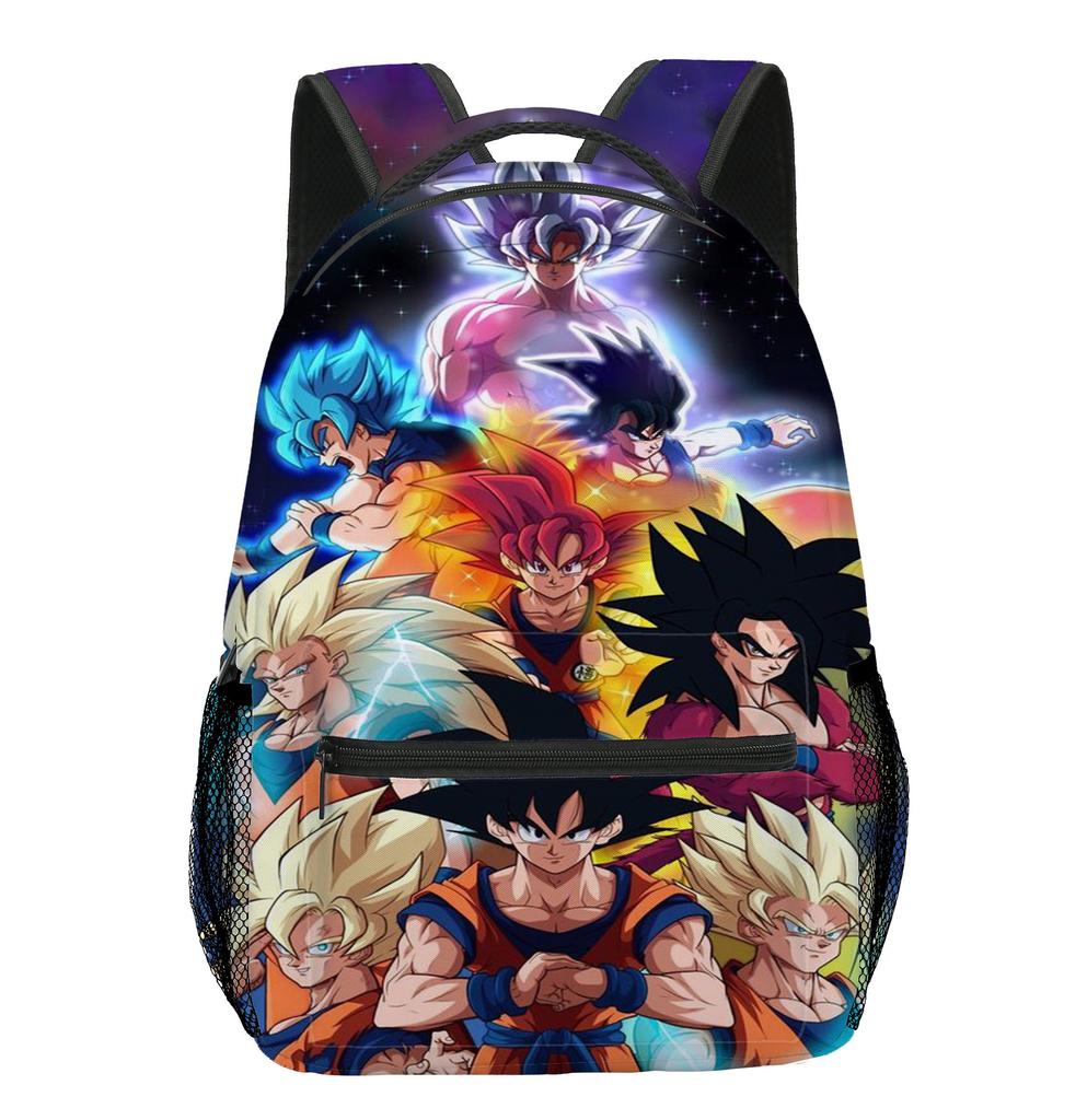 Dragon Ball Dragonbal Three-Piece Set, Primary And Secondary School School Bag, Children'S Backpack, Lunch Bag, Pen