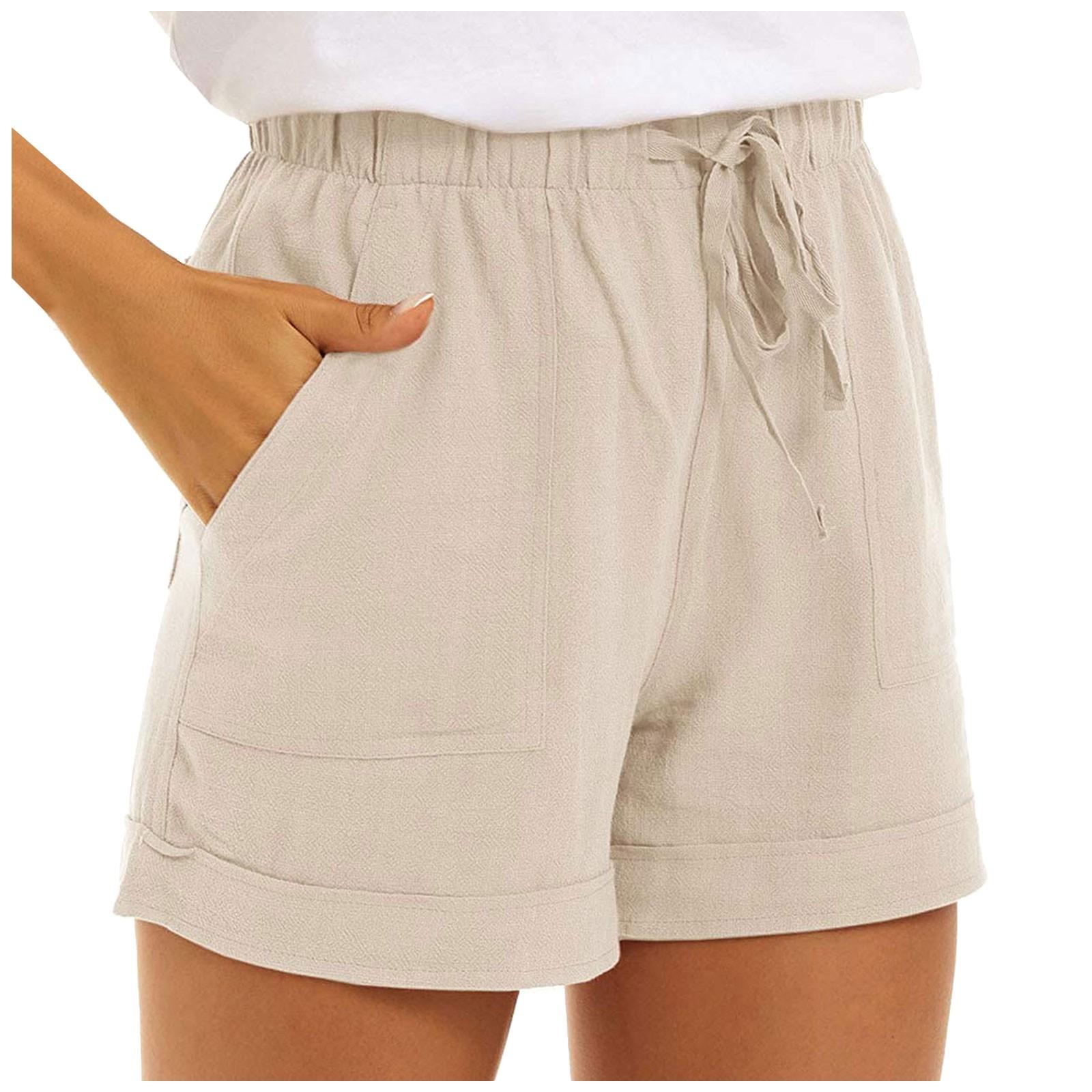 

Women Sports Shorts Casual Ladies Beach Summer Running Yoga Hot Pants L білий