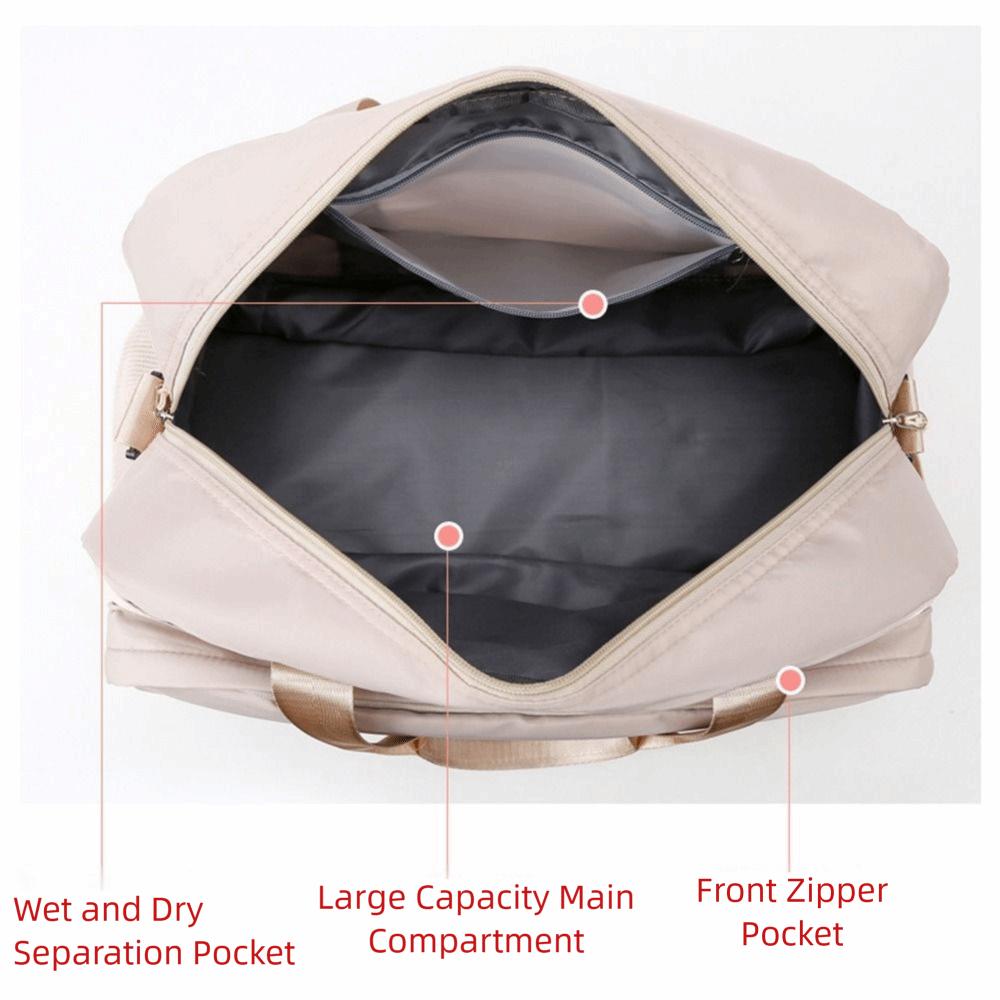Expandable Travel Duffel Bag Crossbody Travel Luggage Bag Women's Fitness Handbag Business Trips