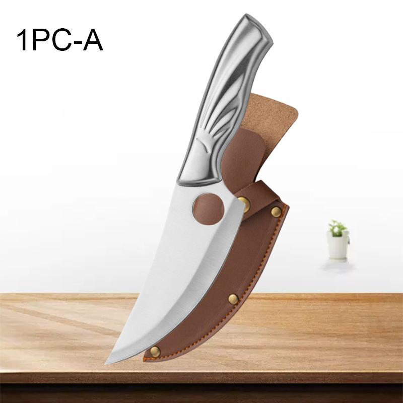 Hand Forged Stainless Steel Boning Knife Multifunctional Kitchen Knives Fruit Paring Knife Sharp Meat Cleaver BBQ Cooking Tools