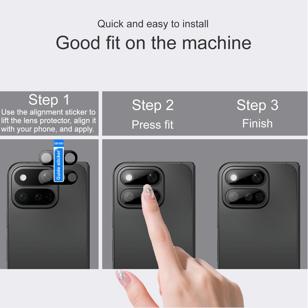 Camera Lens Glass For Google Pixel 11 Pro Fold Protector Film Anti Scratch 9H Hardness LS0002