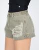 Kulsiseu Cs Khaki Damage Shorts-38