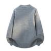 Mens Heavyweight Knit Sweater Long Sleeve Crew Neck Pullover Casual Base Layer Winter Wear