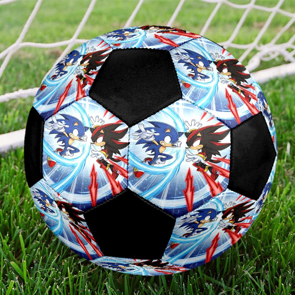 Sonic Theme Size 5 Soccer Ball, Suitable for Both Indoor and Outdoor Matches, a Gift Suitable for Everyone.
