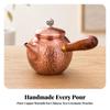 Tea Brewing Pot 1600 Ml Hammered Copper Teapot Handmade-styleStyle