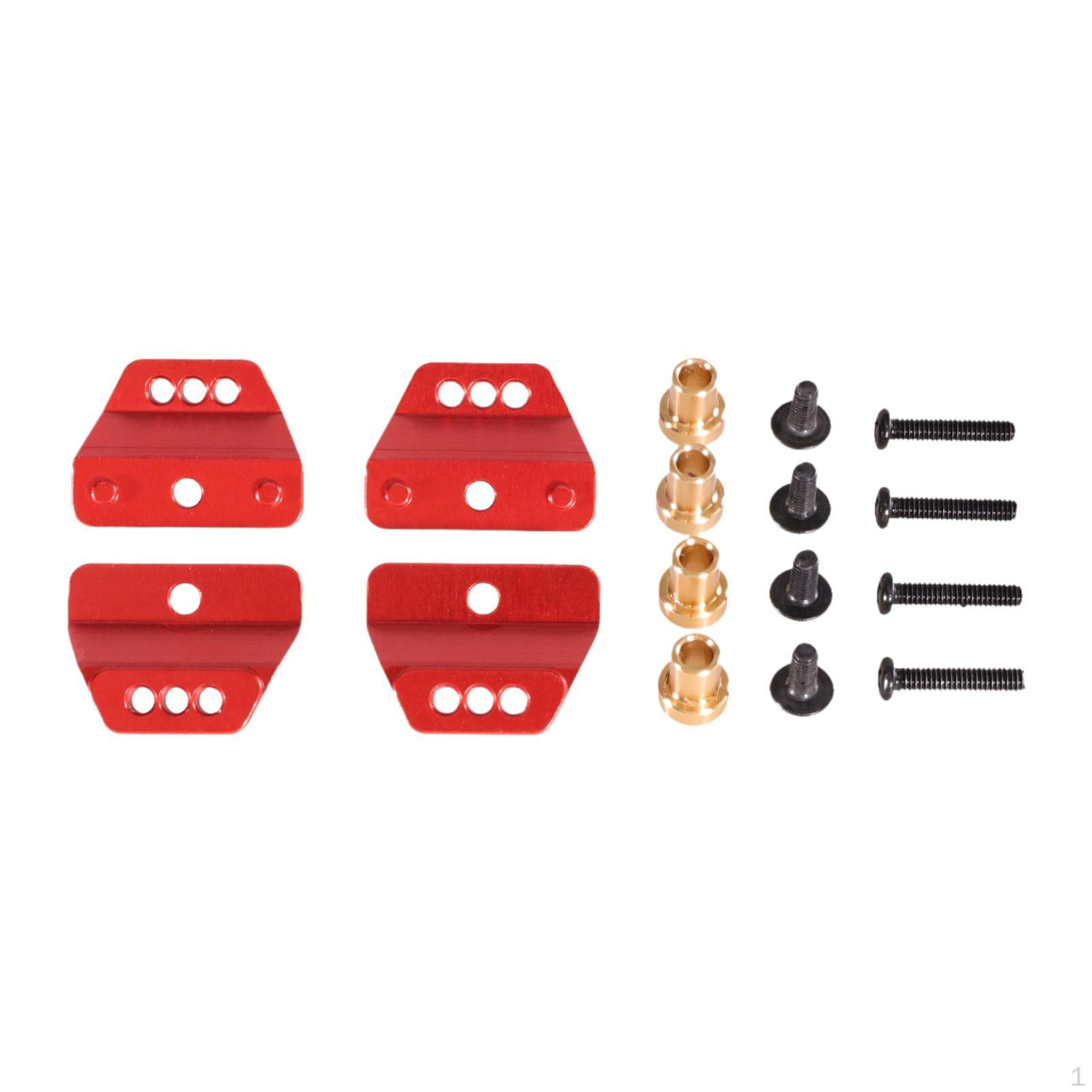 

1/12 RC Accessories Body Mounts for Front And Rear MN82 MN78 червоний