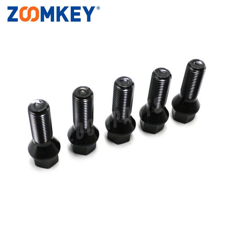 Fit For 5pcs Wheel Lug Bolt 14 x1.5mm 36136781152 For BMW E66 E83 745i 745Li 750Li 760i