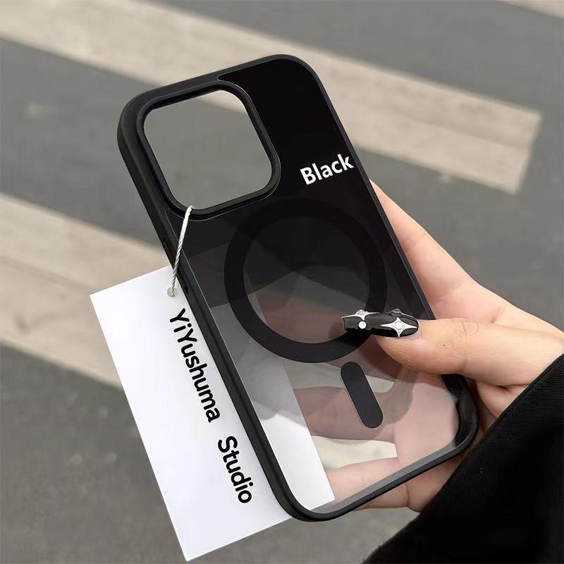 Applicable To Apple 16 Mobile Phone Case IPhone15 Advanced 14promax Magnetic Attraction 12 Popular 11 Transparent apple 16promax