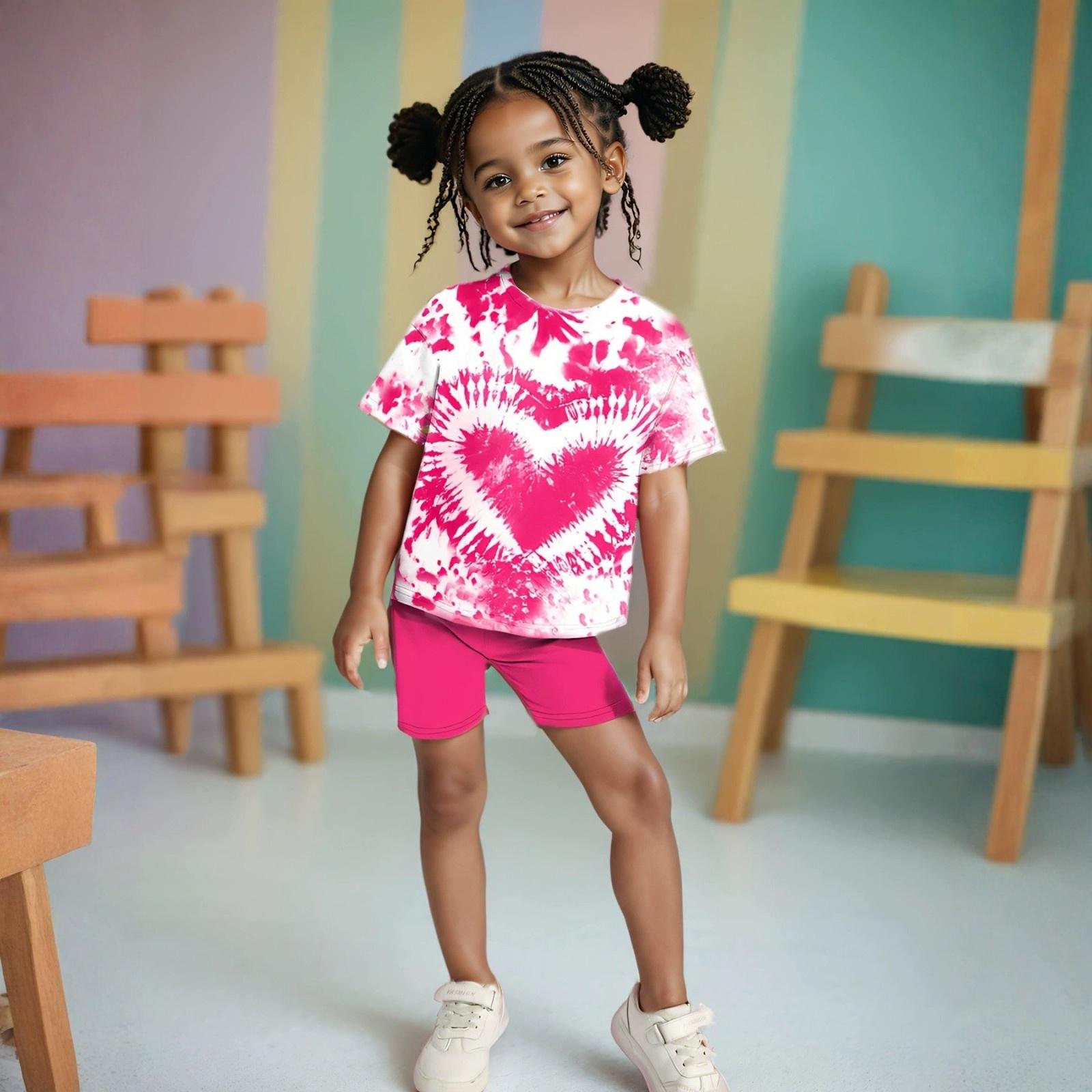 

Kids Casual Stylish Two-Piece Set With Flare Leggings 1-2Y